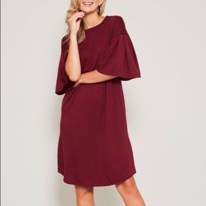 Ruffle TShirt Dress